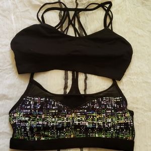 2 Fabletics size large sports bra's